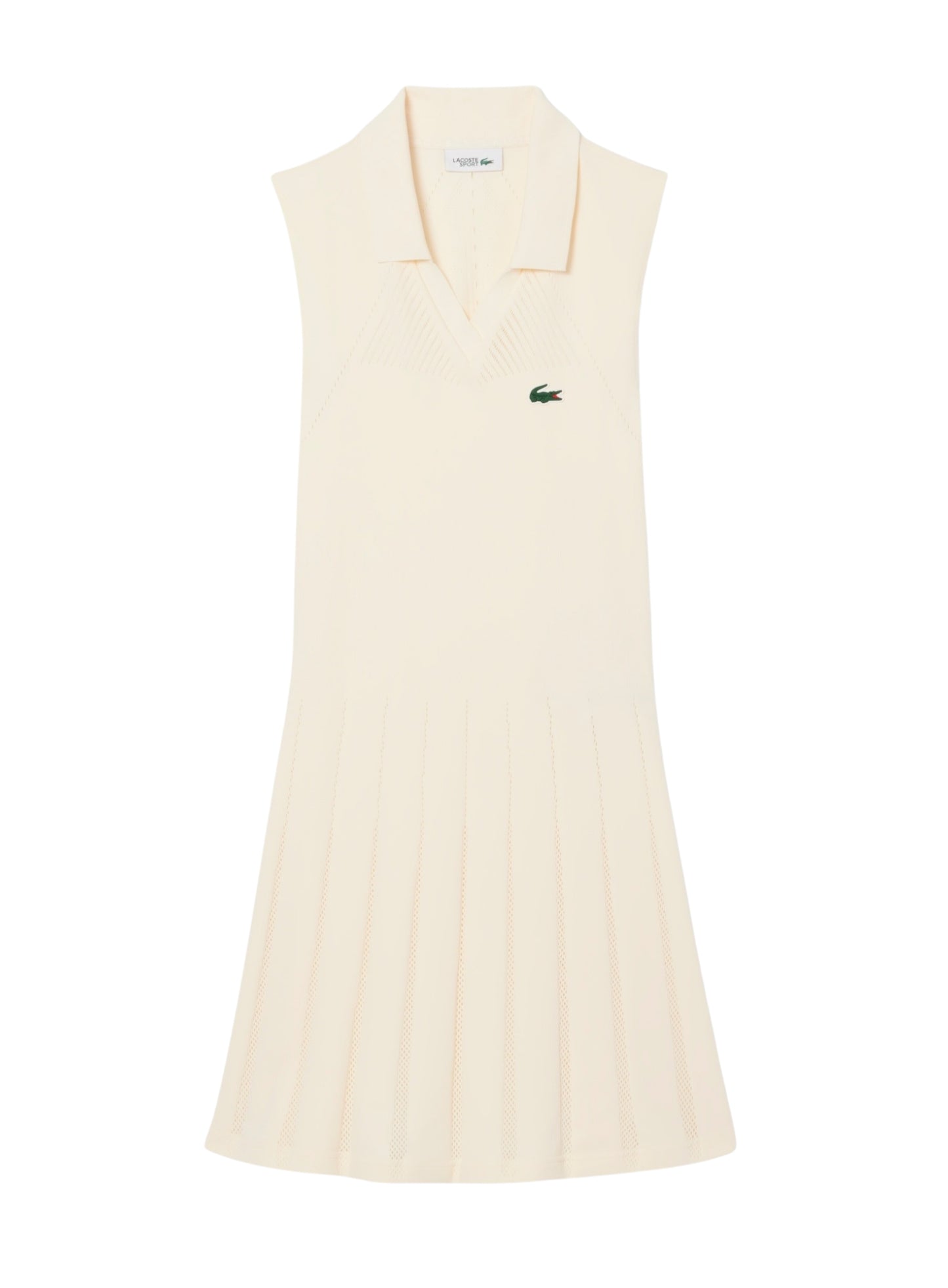LACOSTE WOMEN Stretch Tennis Dress and Shorts White Khaki Green –  MAISONDEFASHION.COM