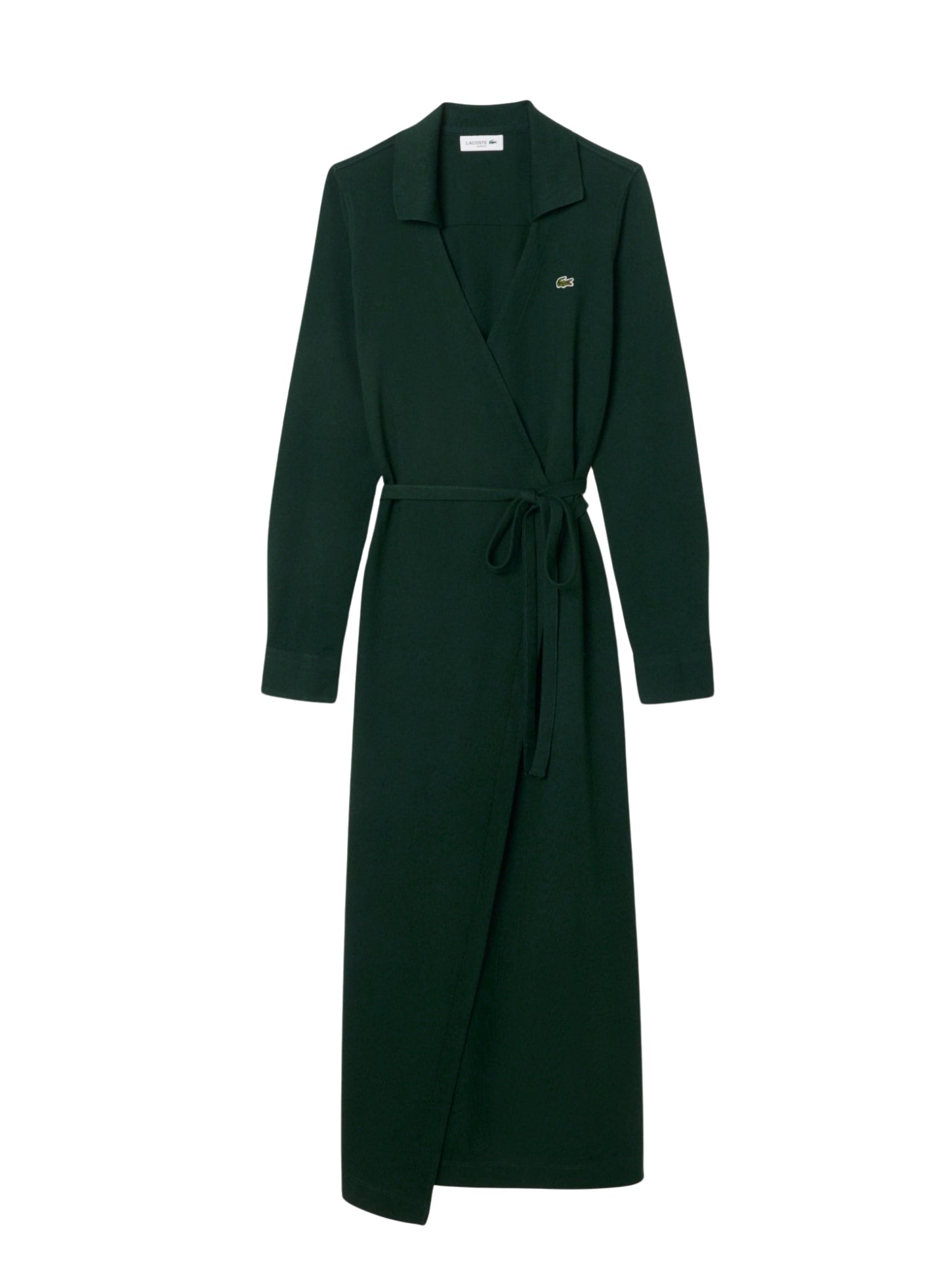 LACOSTE WOMEN Stretch Mini Piqué Wrap Polo Dress Sinople Green –  MAISONDEFASHION.COM