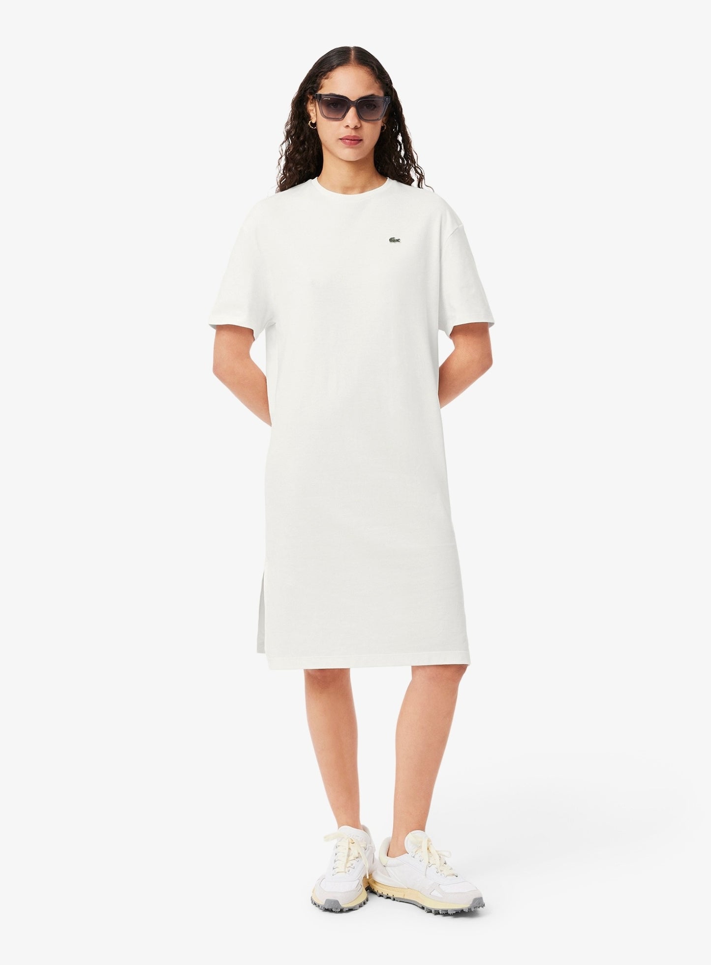 open lace back dress Oversized T-Shirt Dress main image 0