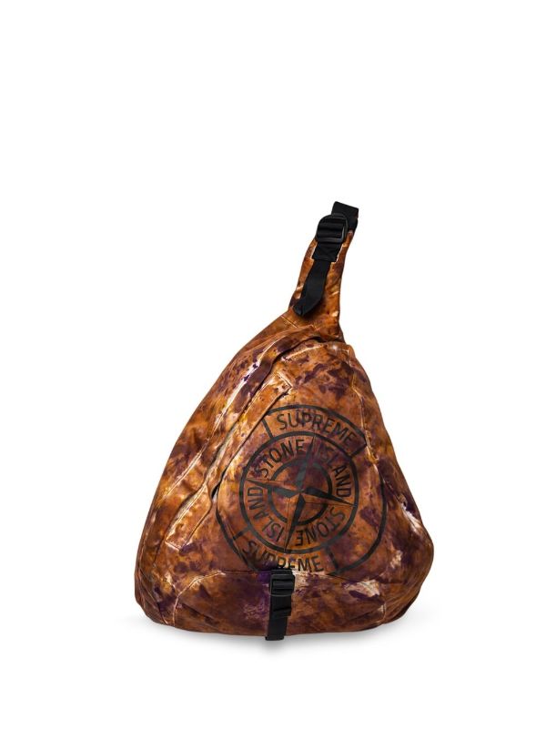 Supreme x Stone Island printed Camo shoulder bag Red ( ITEM LISTED