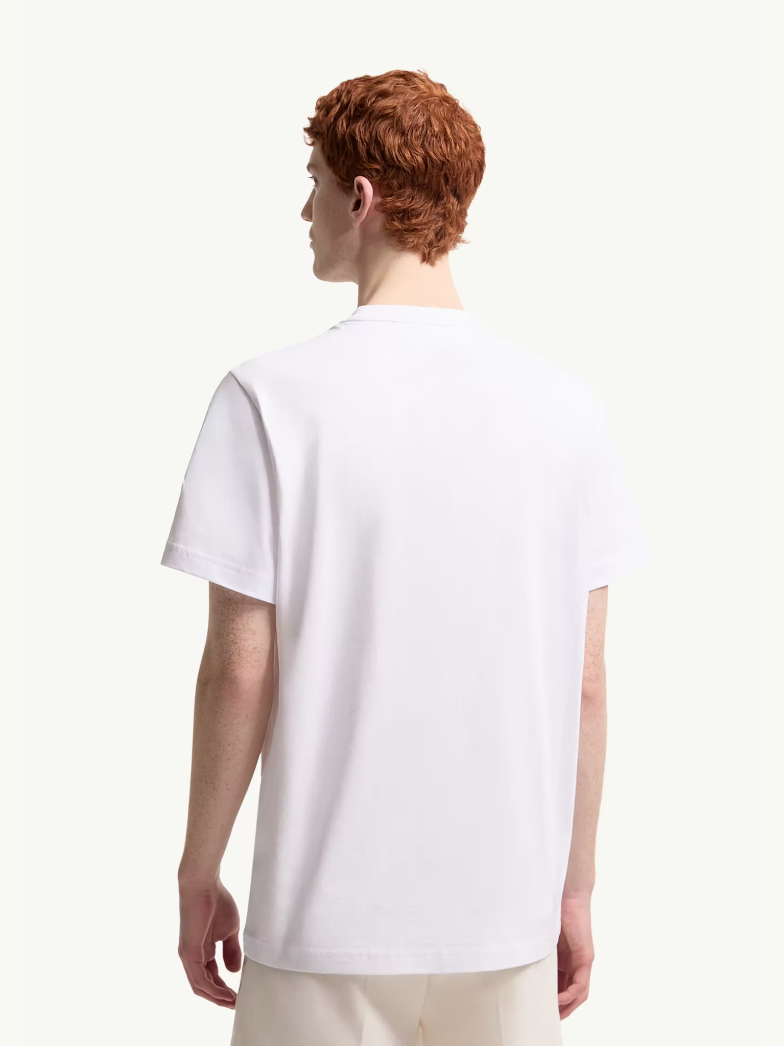 MONCLER Hand-Drawn Effect Logo T-Shirt White – MAISONDEFASHION.COM