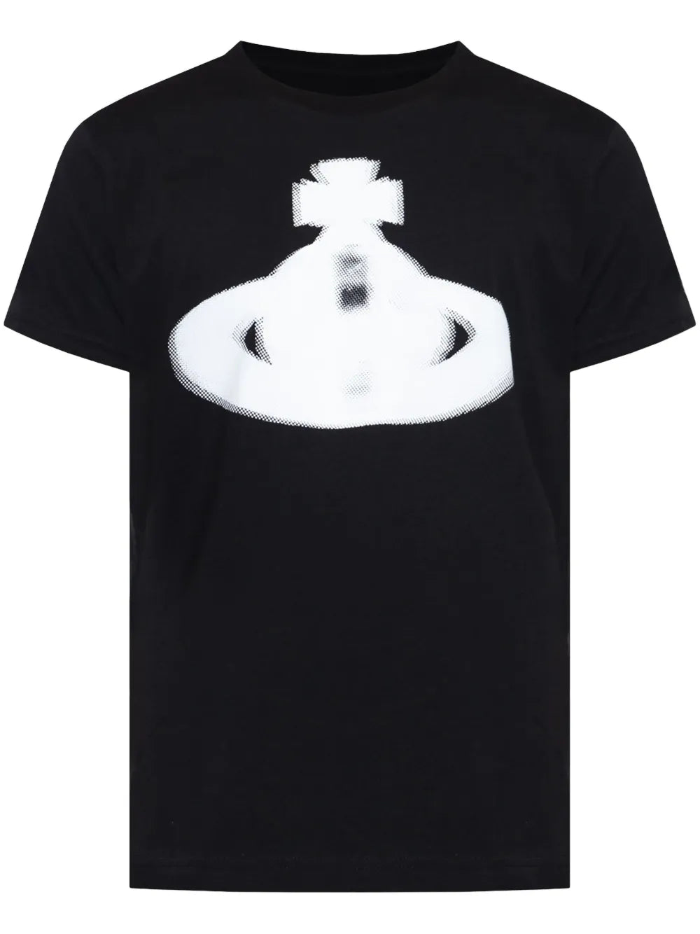 VIVIENNE WESTWOOD WOMEN Halftone Orb Peru T-shirt Black VIVIENNE WESTWOOD WOMEN Halftone Orb Peru T-shirt Black