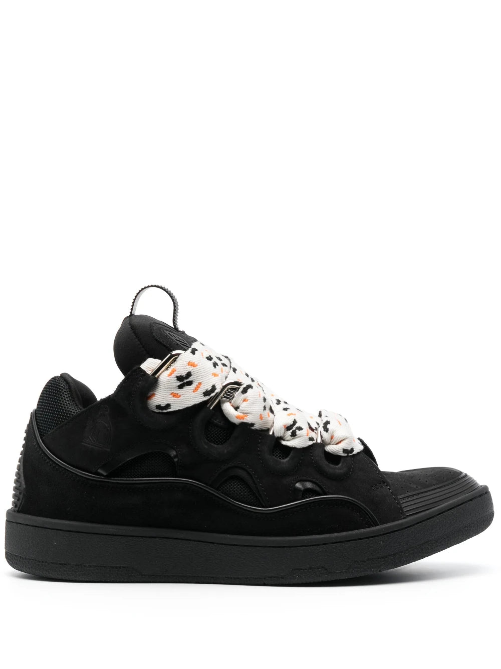 LANVIN Curb Sneakers Black/Black - MAISONDEFASHION.COM