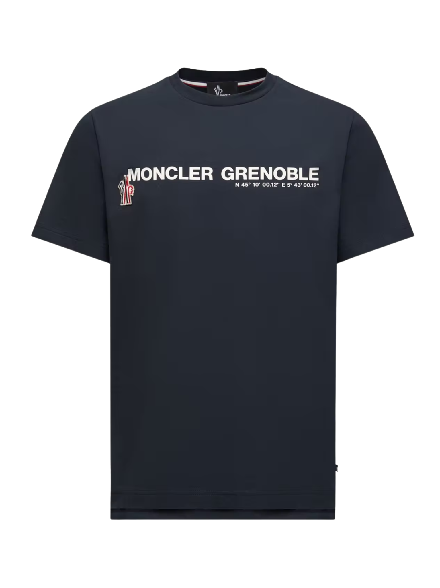 MONCLER GRENOBLE Logo Cotton T-Shirt Navy – MAISONDEFASHION.COM
