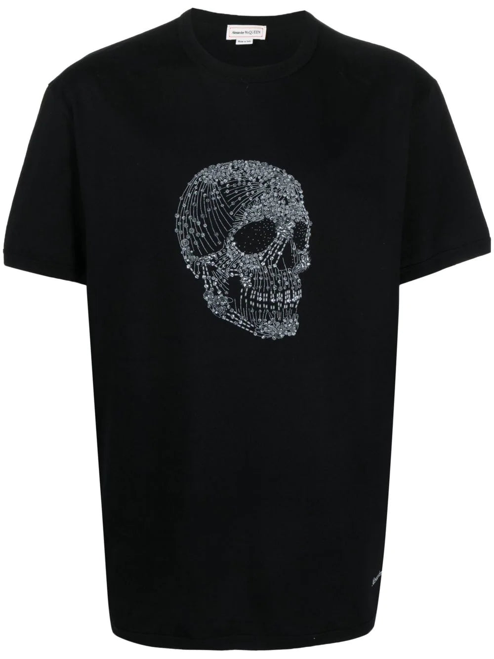 ALEXANDER MCQUEEN Skull Logo T-Shirt Black – MAISONDEFASHION.COM