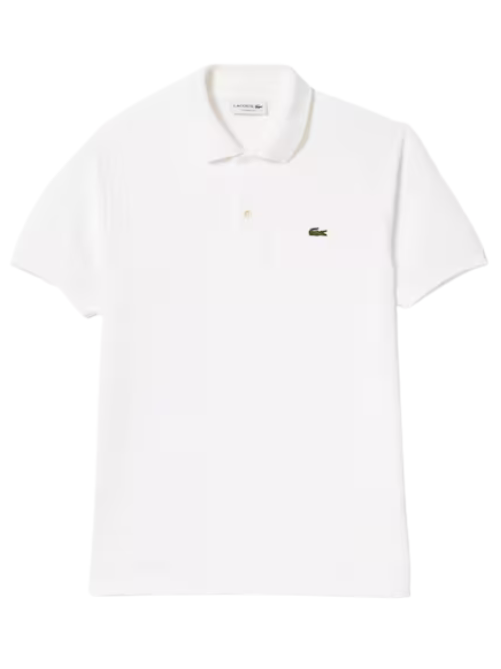 LACOSTE Classic Fit L.12.12 Original Polo Shirt White - MAISONDEFASHION.COM