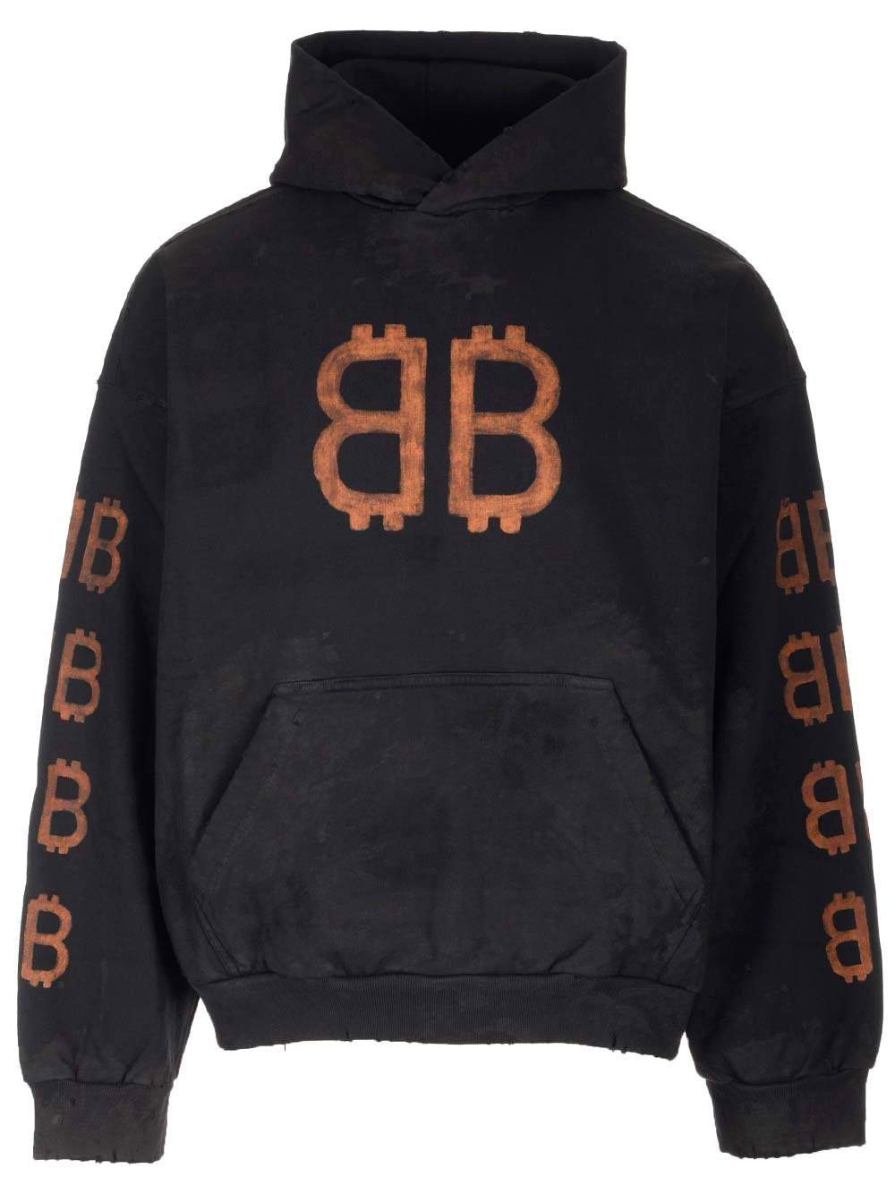 BB BALENCIAGA フーディー 中古・古着通販】BALENCIAGA (バレンシアガ) BBロゴプリントプル