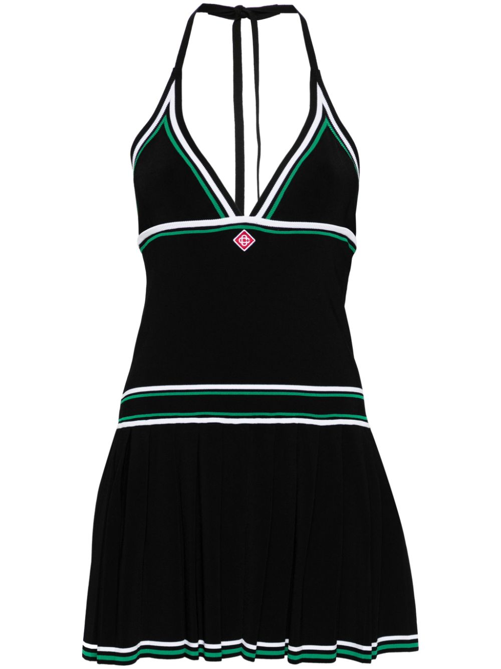 CASABLANCA WOMEN Pleated Day Dress Black
