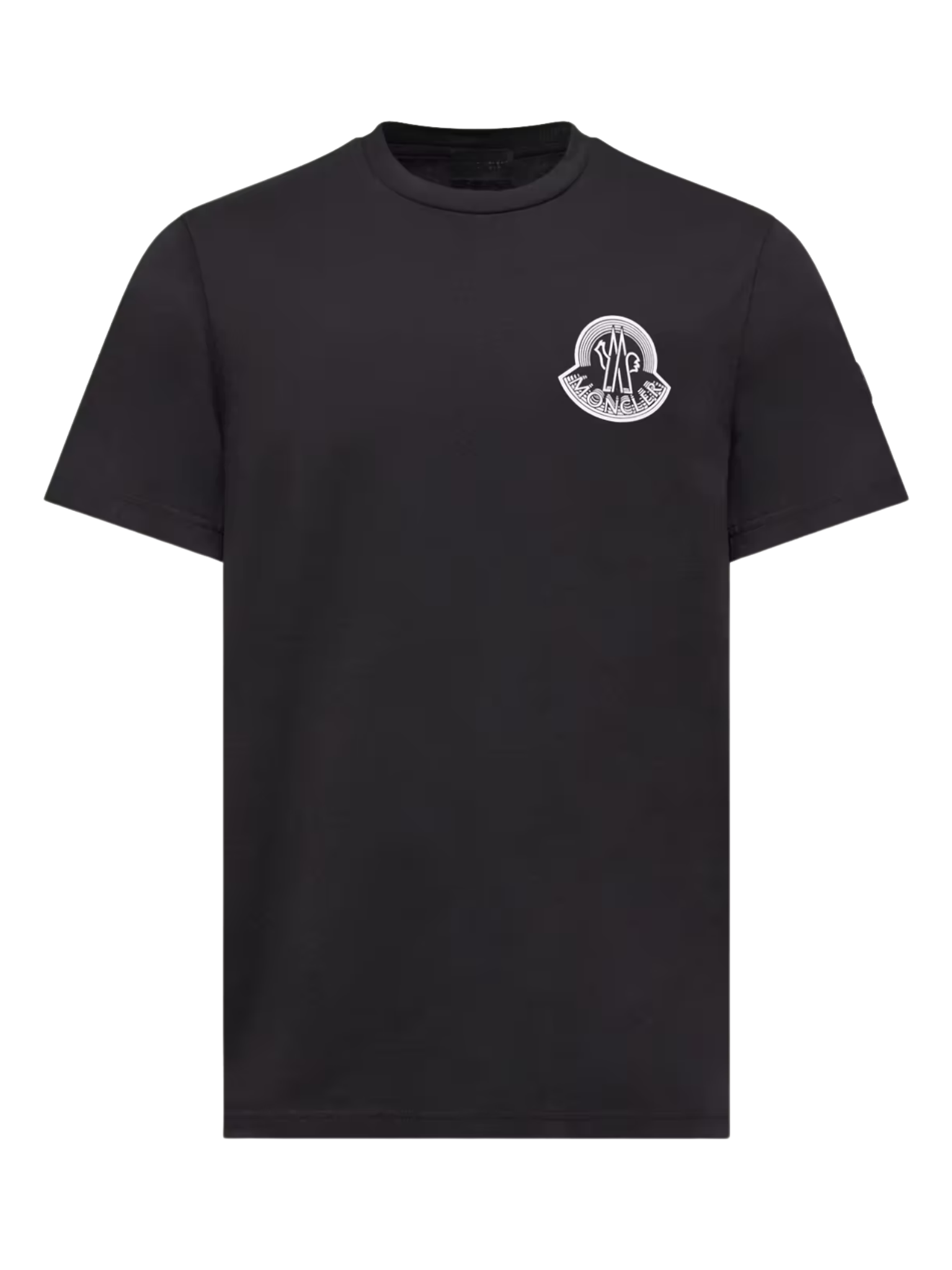 MONCLER Chest Logo Cotton Jersey T-Shirt Black – MAISONDEFASHION.COM