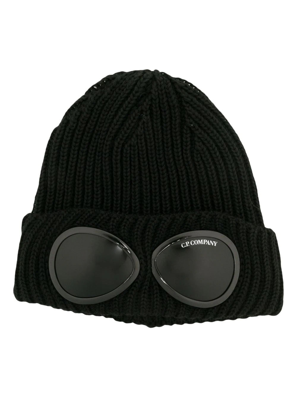C.P. COMPANY Lens Goggle Knit Beanie Black – MAISONDEFASHION.COM