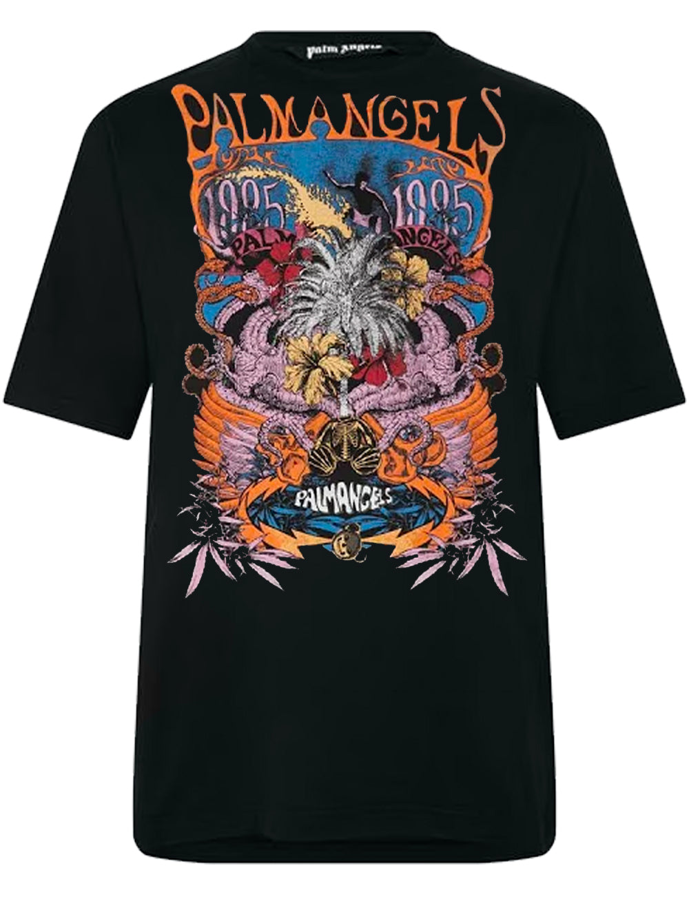 【関税無・国内発】 Palm Angels / Concert Print T-Shirt PALM ANGELS Concert Graphic Print T-Shirt Black/Multi