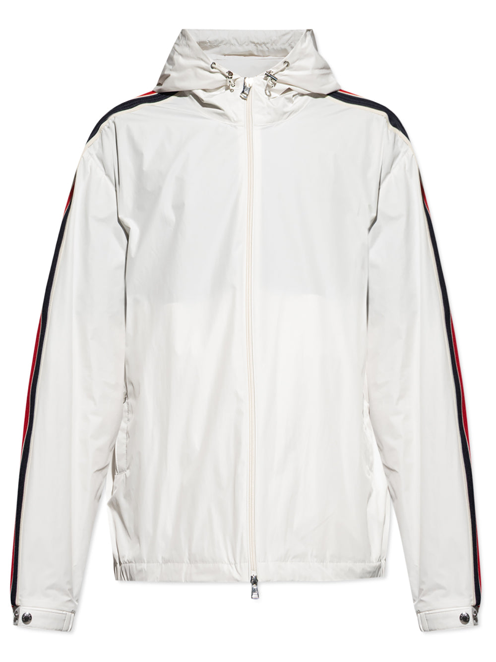 MONCLER Olan Side Stripe Detail Jacket White – MAISONDEFASHION.COM