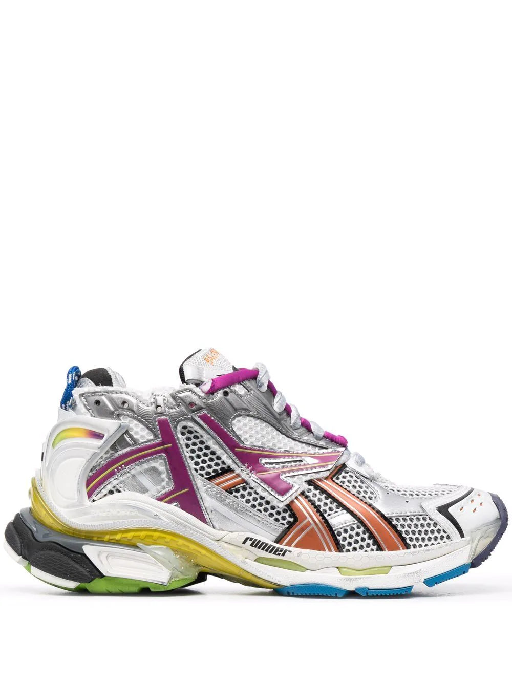 BALENCIAGA Runner Mesh Sneakers Multi - MAISONDEFASHION.COM