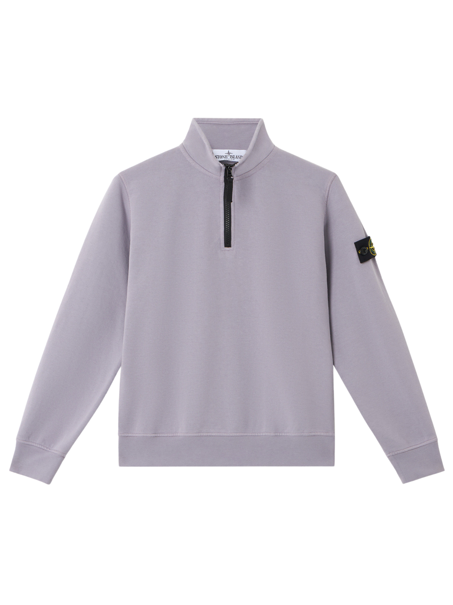 STONE ISLAND KIDS Boys Compass-Badge High-Neck Sweatshirt Lilac - MAISONDEFASHION.COM