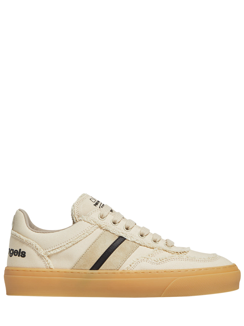 スニーカー MONCLER GENIUS X PALM ANGELS Monaco2 Low Top Sneakers Beige Men's x Palm Angels - Monaco 2 by Palm Angels low top