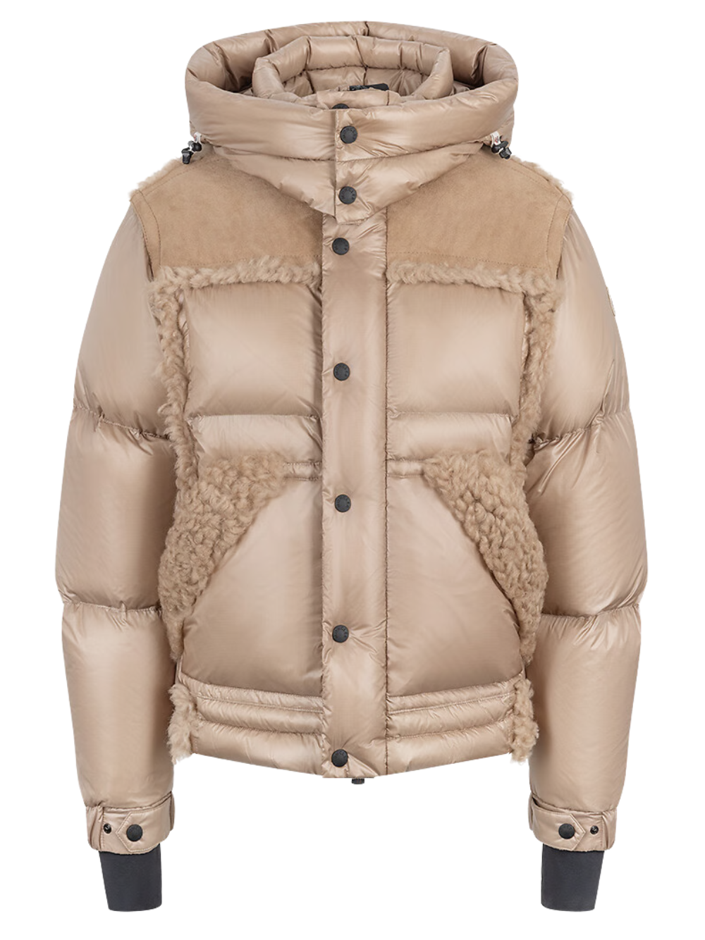 MONCLER GRENOBLE Clusaz Padded Jacket Beige – - Main Image