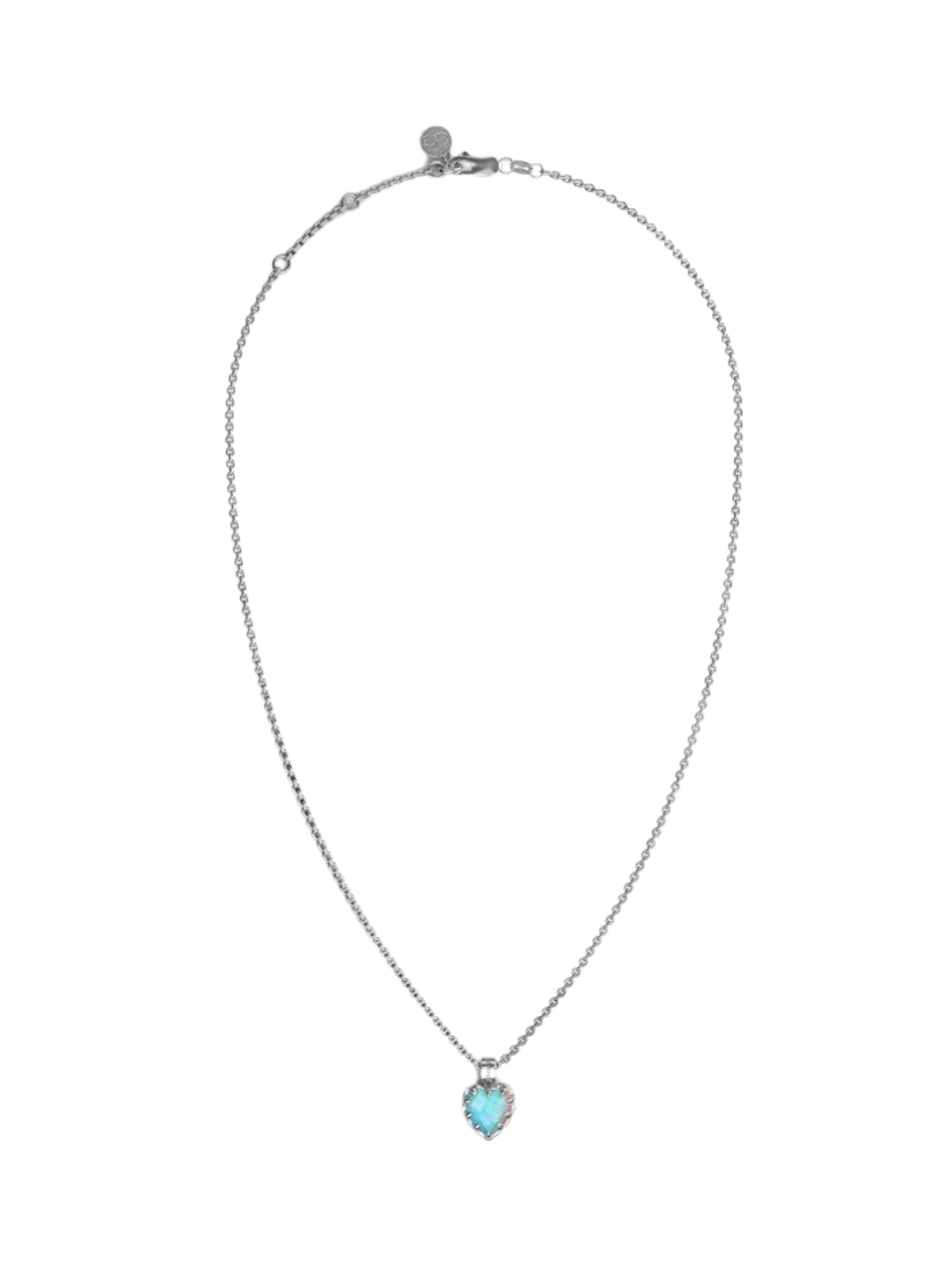 STOLEN GIRLFRIENDS CLUB WOMEN Love Claw Opal Necklace Silver 