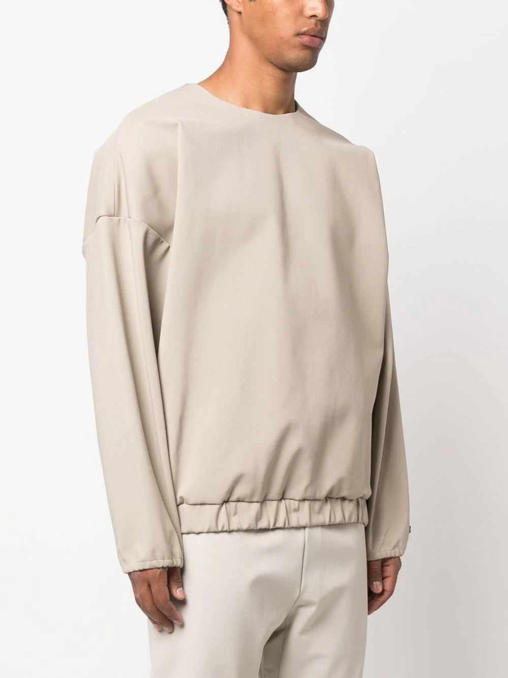 スウェット・トレーナー FEAR OF GOD | ETERNAL VISCOSE TRICOT CREWNECK CEMENT FEAR OF GOD Eternal Viscose Tricot Sweat-Shirt Dusty Beige