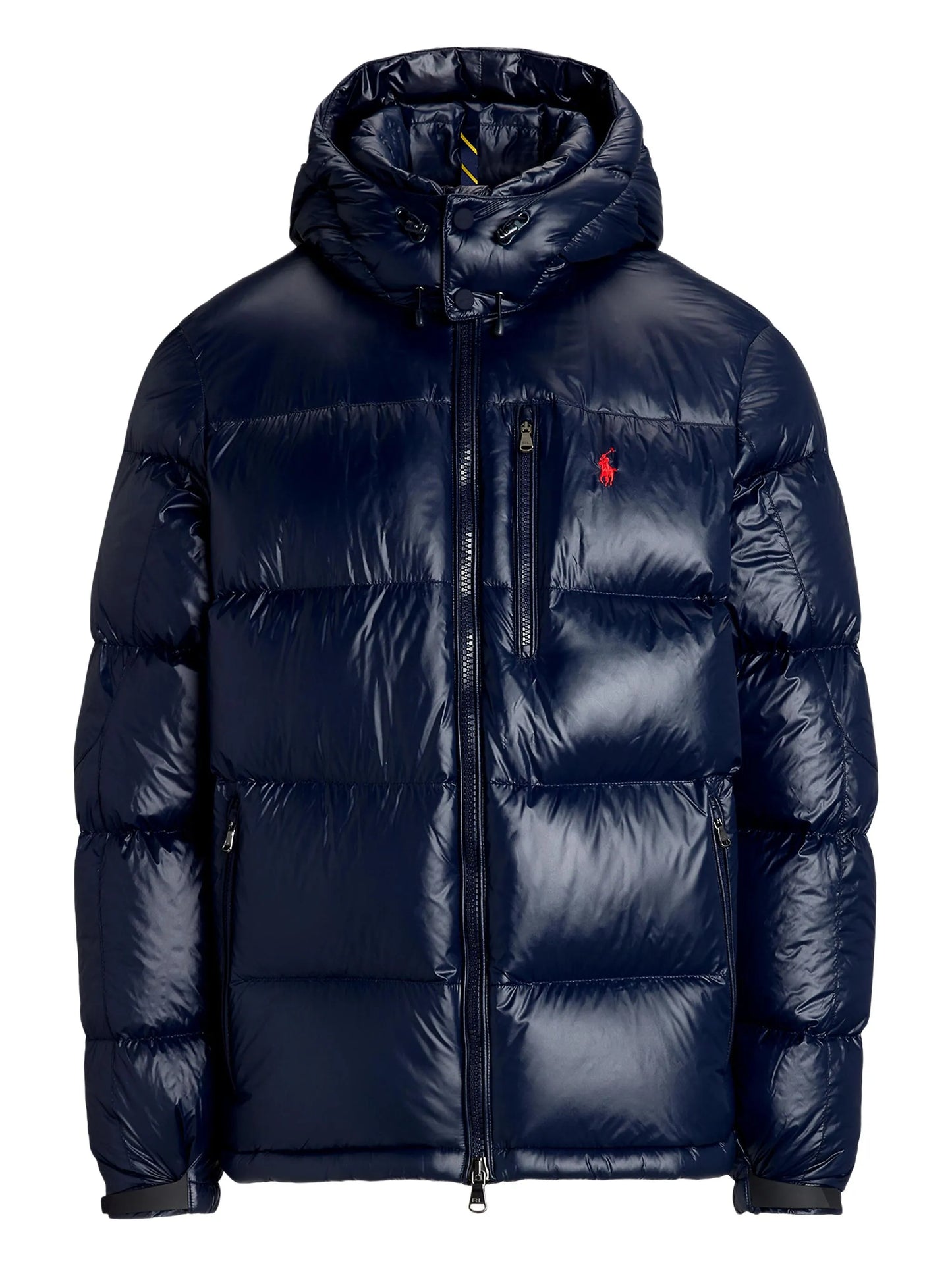 RALPH LAUREN Gorham Hooded Puffer Jacket Shiny Navy - MAISONDEFASHION.COM