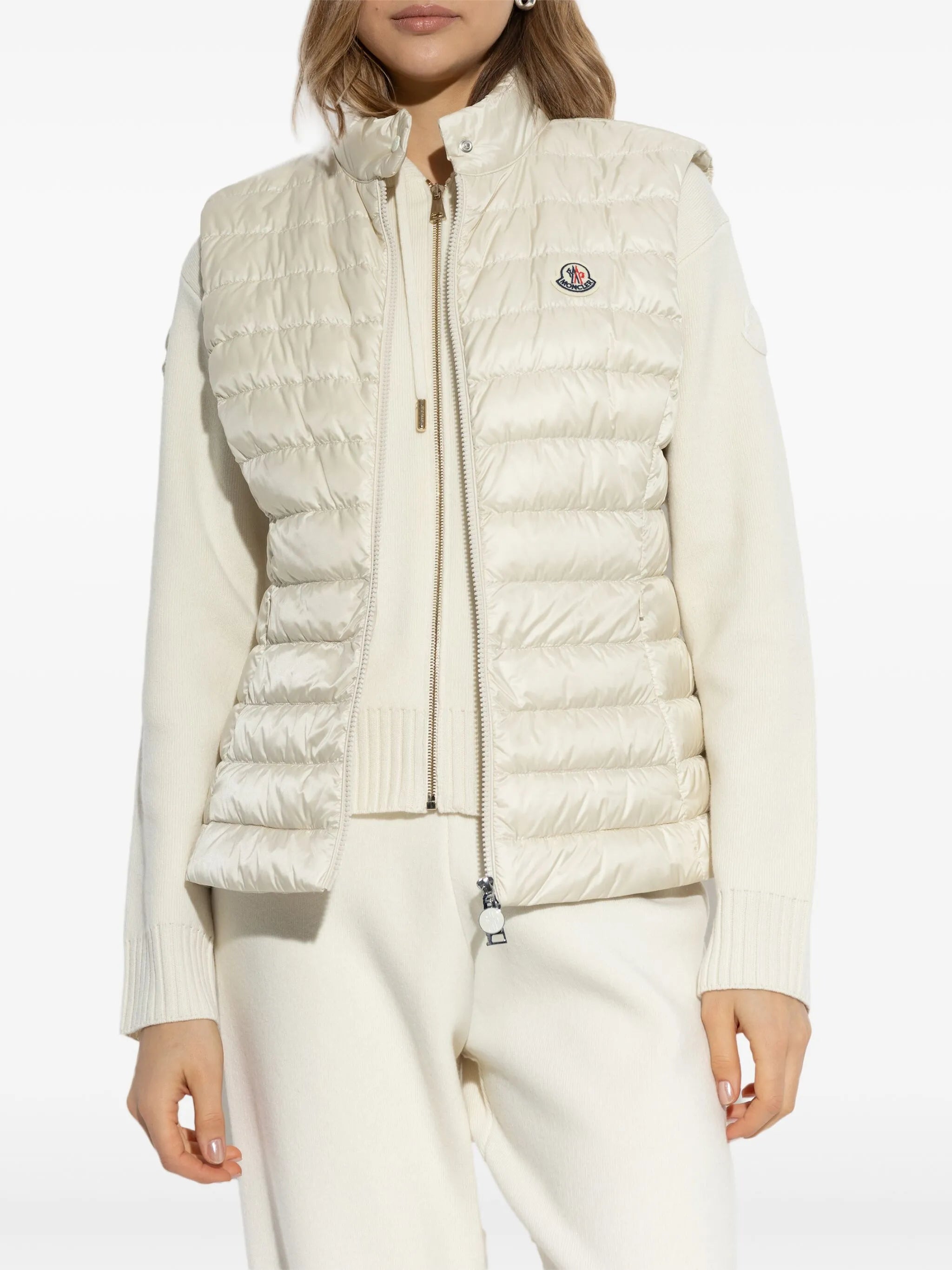 ダウンジャケット・コート MONCLER WOMEN Igens Down Gilet White Moncler Igens Gilet | White | FARFETCH