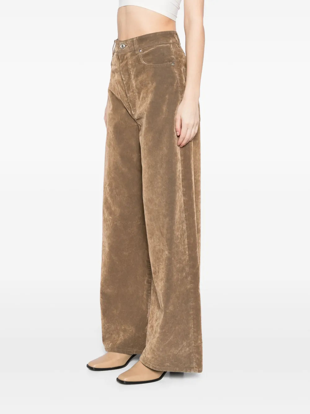 パンツ MAX MARA WOMEN Sportmax Wilson Denim Trousers Brown MAX MARA WOMEN Sportmax Wilson Denim Trousers Brown