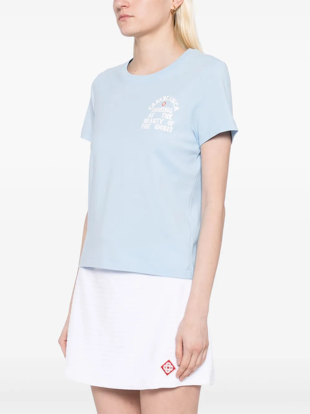 Tシャツ・カットソー [CASABLANCA]Looking At The Beauty T-shirt Casablanca Looking At The Beauty Of The World T-shirt