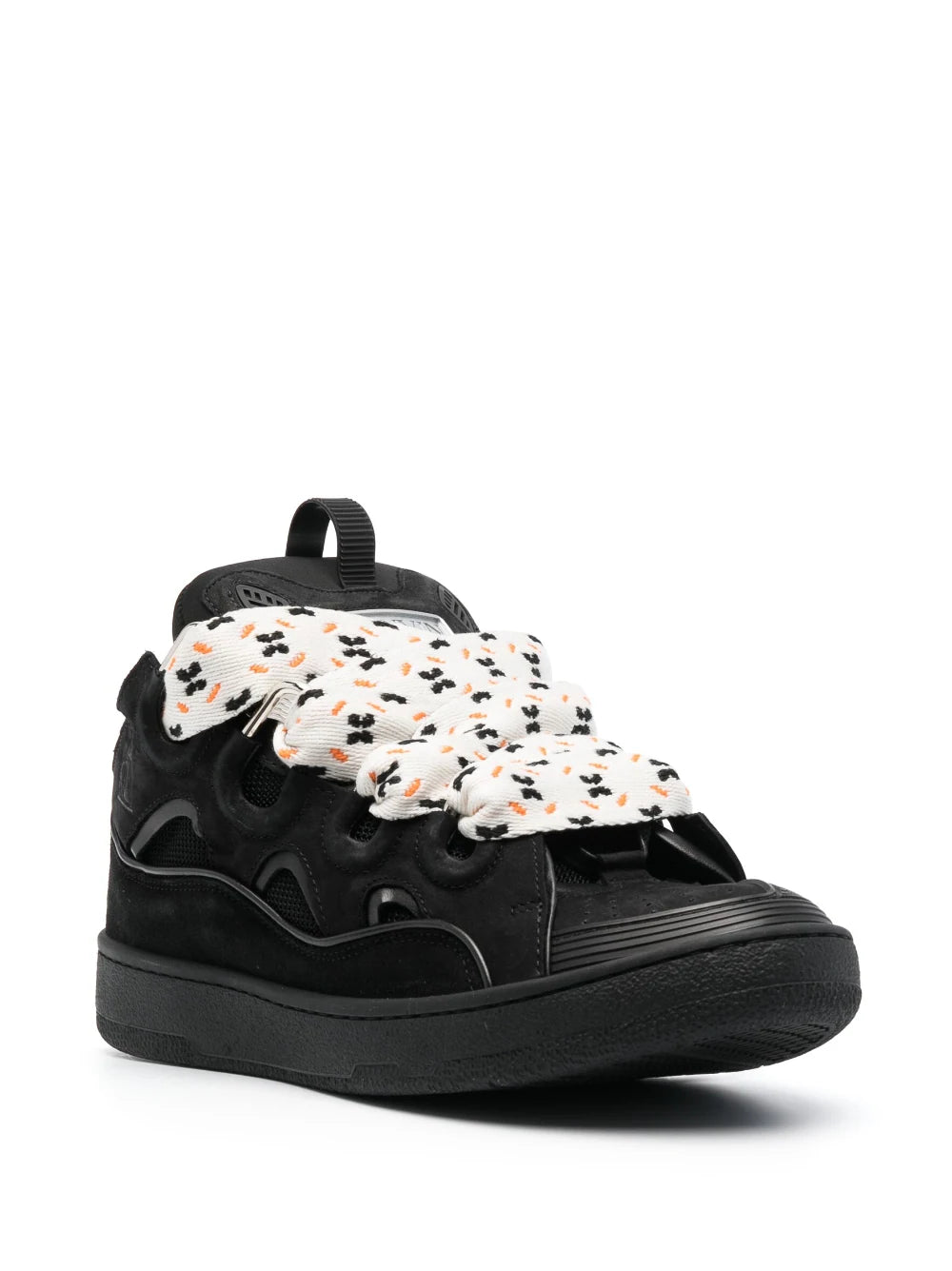 LANVIN Curb Sneakers Black/Black – MAISONDEFASHION.COM