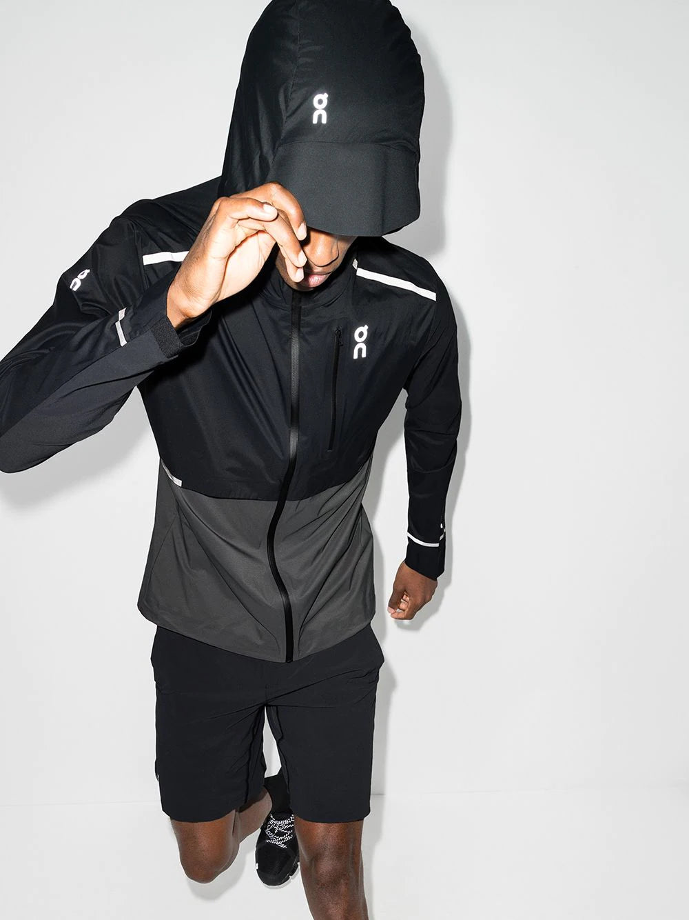 新品　On Weather Jacket Men's Black Shadow ON RUNNING JACKET WEATHER BLACK/SHADOW FOR MEN | Performance
