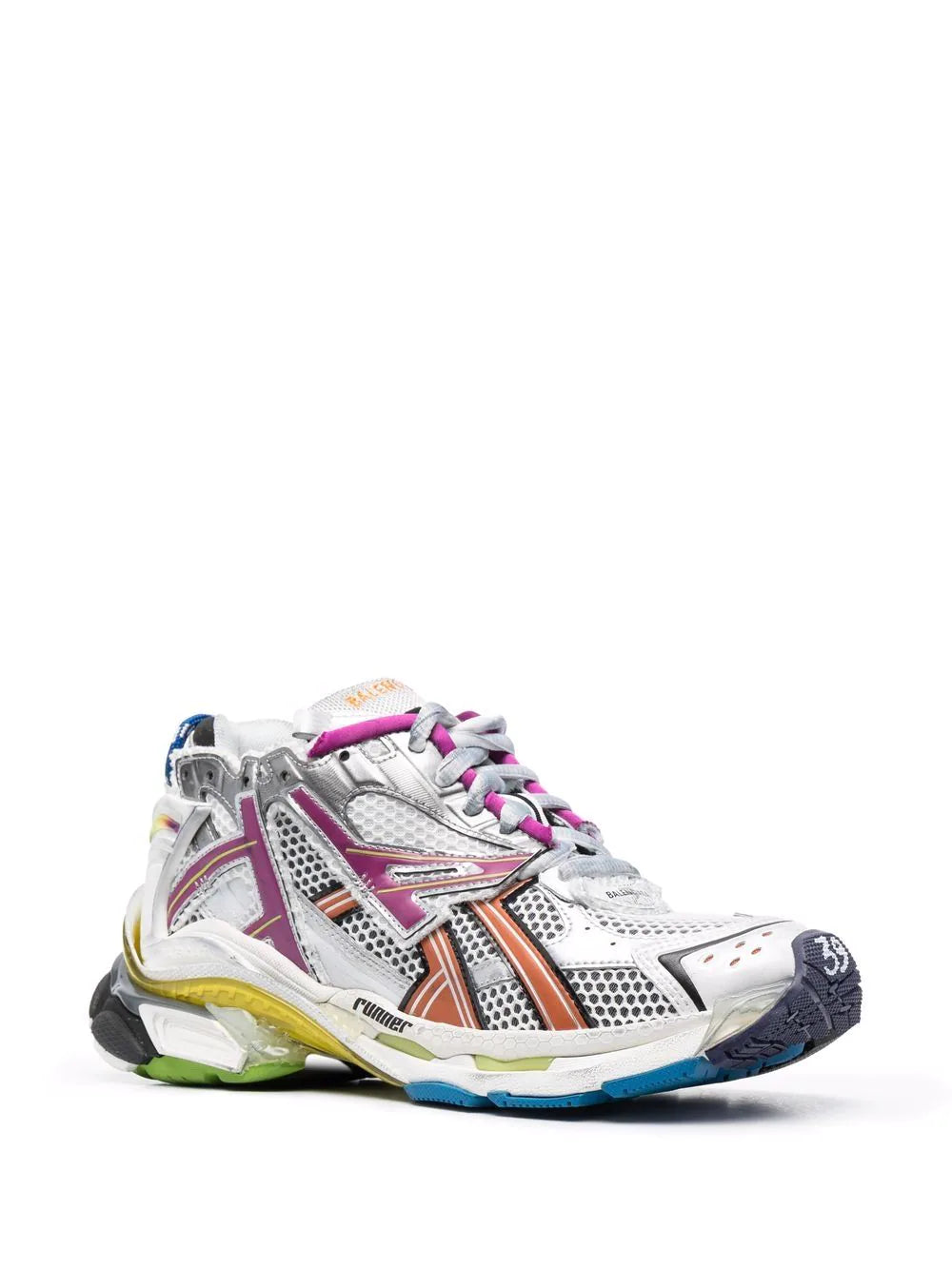 BALENCIAGA Runner Mesh Sneakers Multi - MAISONDEFASHION.COM
