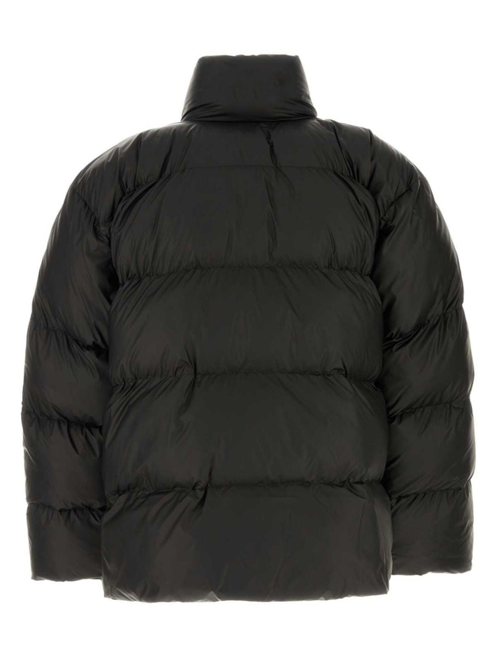 BALENCIAGA Logo-Printed Puffer Jacket Black - MAISONDEFASHION.COM