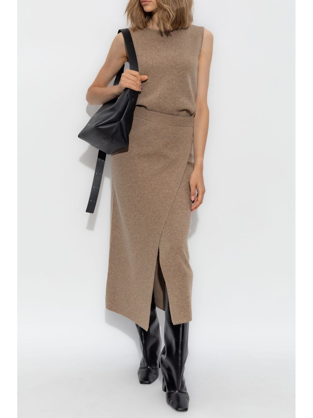 スカート MAX MARA WOMEN Umbria Knitted Skirt Brown MAX MARA WOMEN Umbria Knitted Skirt Brown – MAISONDEFASHION.COM