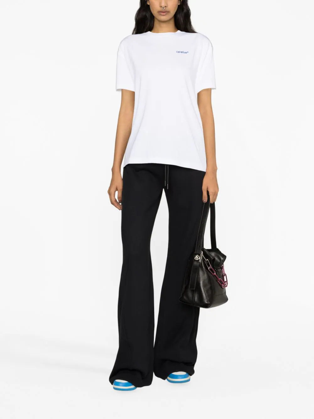 ボトムスその他 OFF-WHITE WOMEN Round Piping Detail Sweat Pants Black OFF-WHITE WOMEN Round Piping Detail Sweat Pants Black