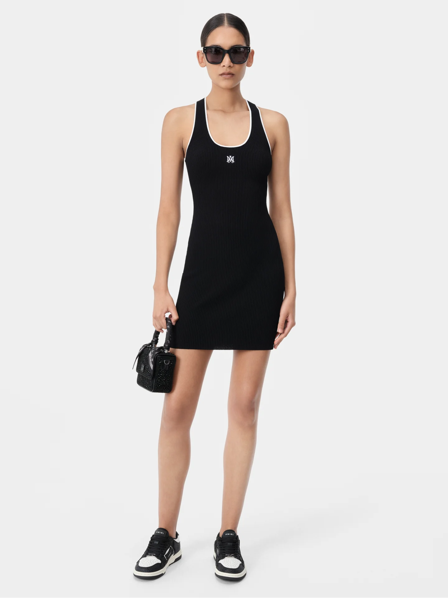 AMIRI WOMEN MA Mini Dress Black – MAISONDEFASHION.COM