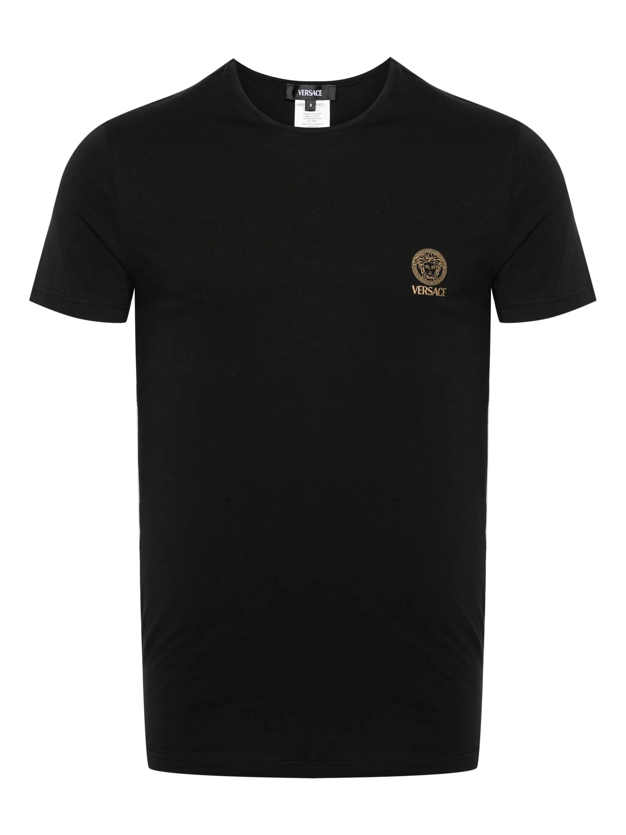 Tシャツ・カットソー VERSACE Medusa Logo Print Pack Of Two T-Shirts White/Black VERSACE Medusa Logo Print Pack Of Two T-Shirts White/Black