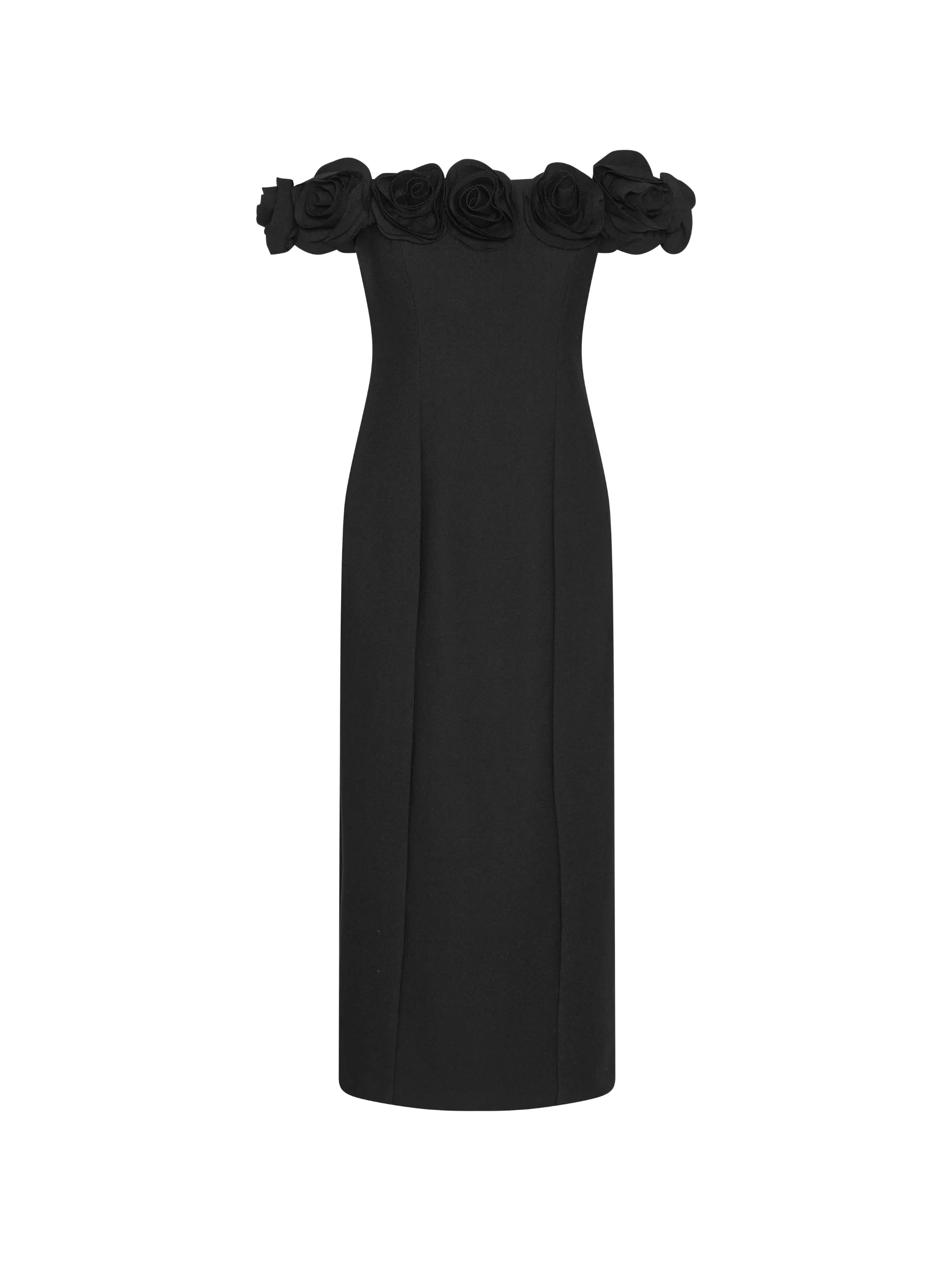 rotate black pleated dress Taft Pleated One-shoulder Dress