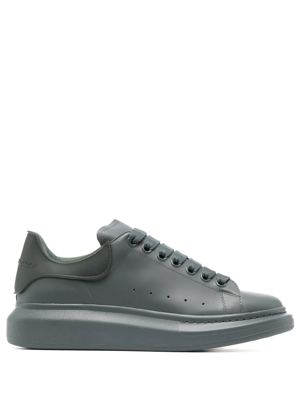 ALEXANDER MCQUEEN Oversized Lace-up Sneakers Grey Green