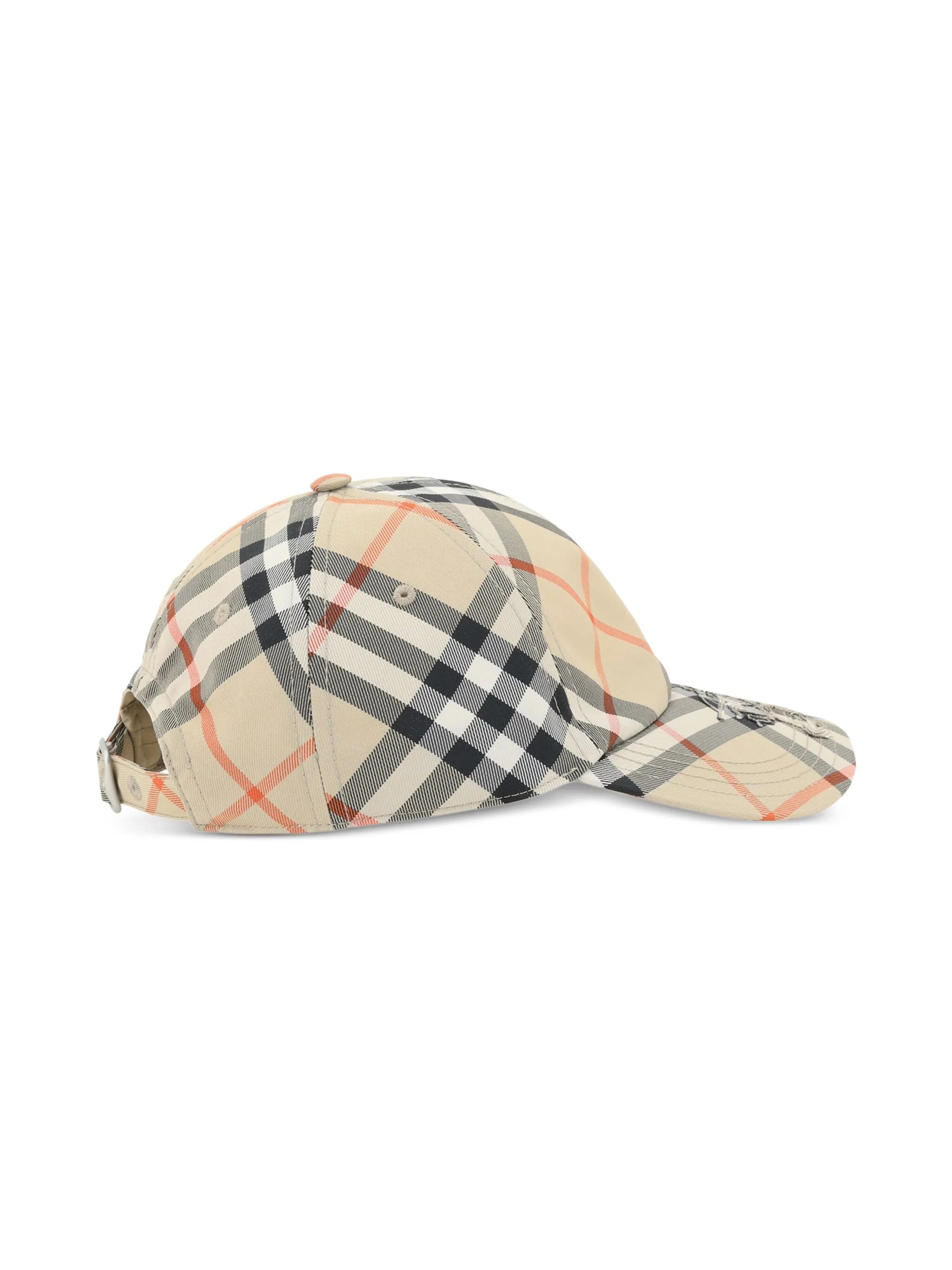 BURBERRY Check Baseball Cap Archive Beige – MAISONDEFASHION.COM