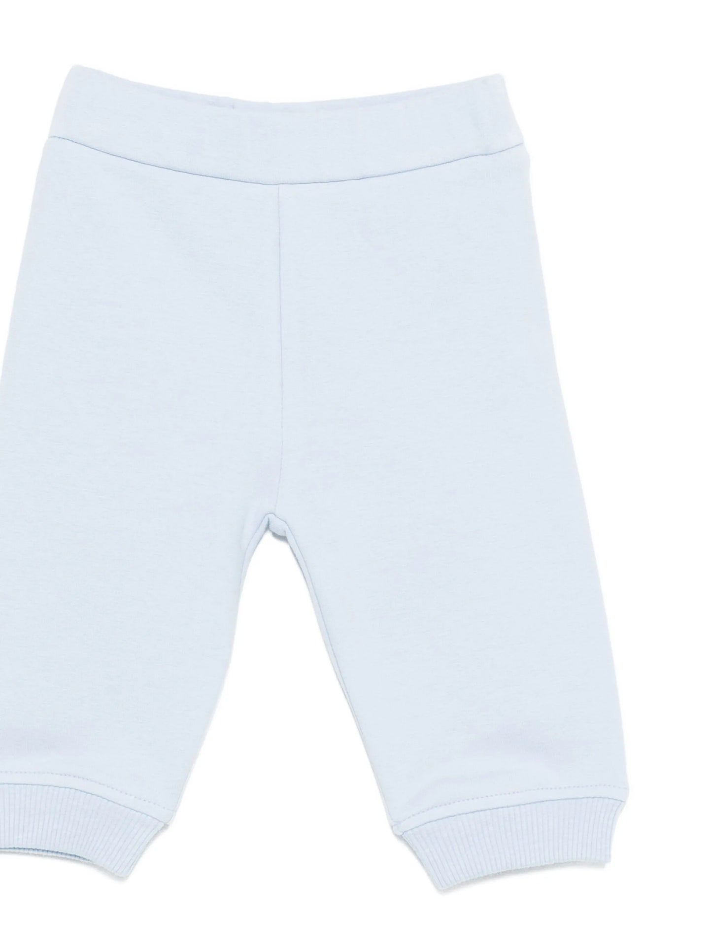 MONCLER BABY Boys Logo-embroidered Tracksuit Light Blue - MAISONDEFASHION.COM