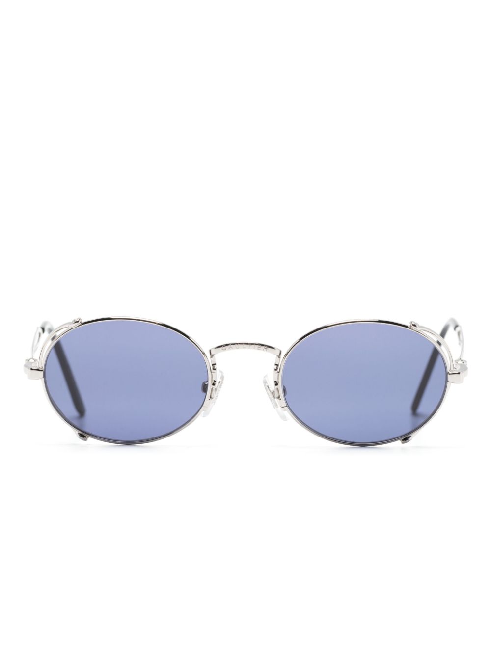 Jean Paul Gaultier ハーフリム　サングラス 56-3175 JEAN PAUL GAULTIER UNISEX The 55-3175 Sunglasses Silver