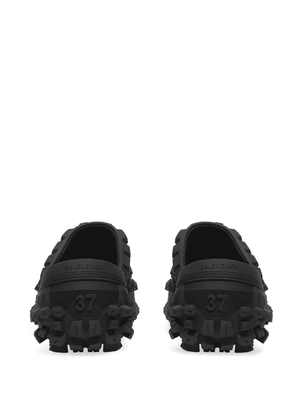 BALENCIAGA Bouncer Tread Clogs Black – MAISONDEFASHION.COM BALENCIAGA Bouncer Tread Clogs Black – MAISONDEFASHION.COM