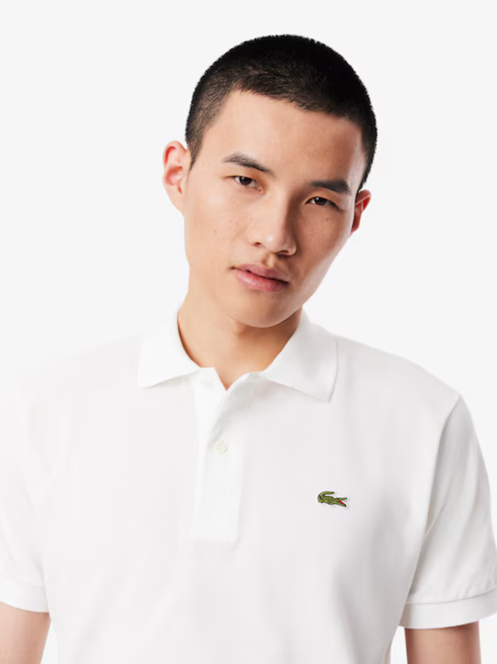LACOSTE Classic Fit L.12.12 Original Polo Shirt White - MAISONDEFASHION.COM