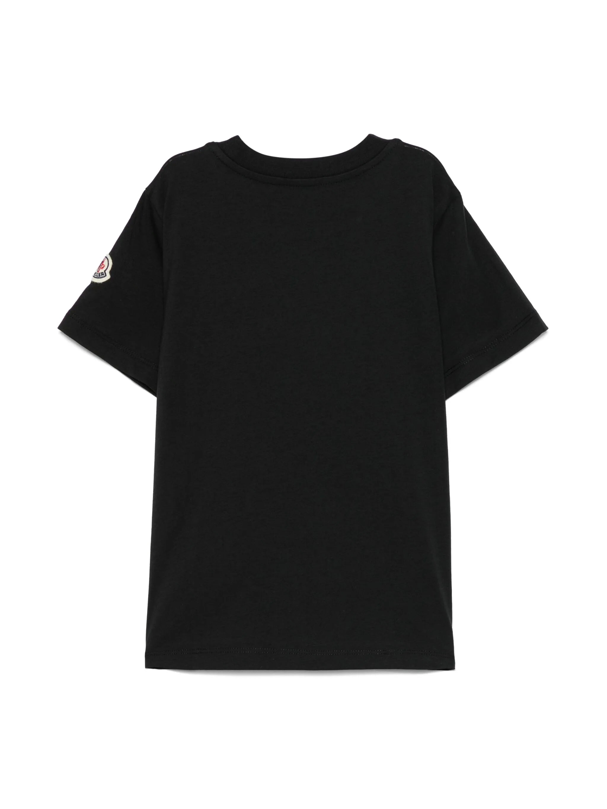 MONCLER KIDS Boys Scribble Logo T-Shirt Black – MAISONDEFASHION.COM