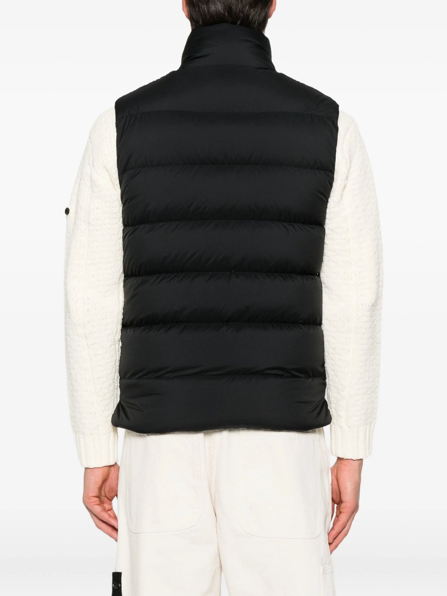 MONCLER Tibb Down Gilet Black - MAISONDEFASHION.COM