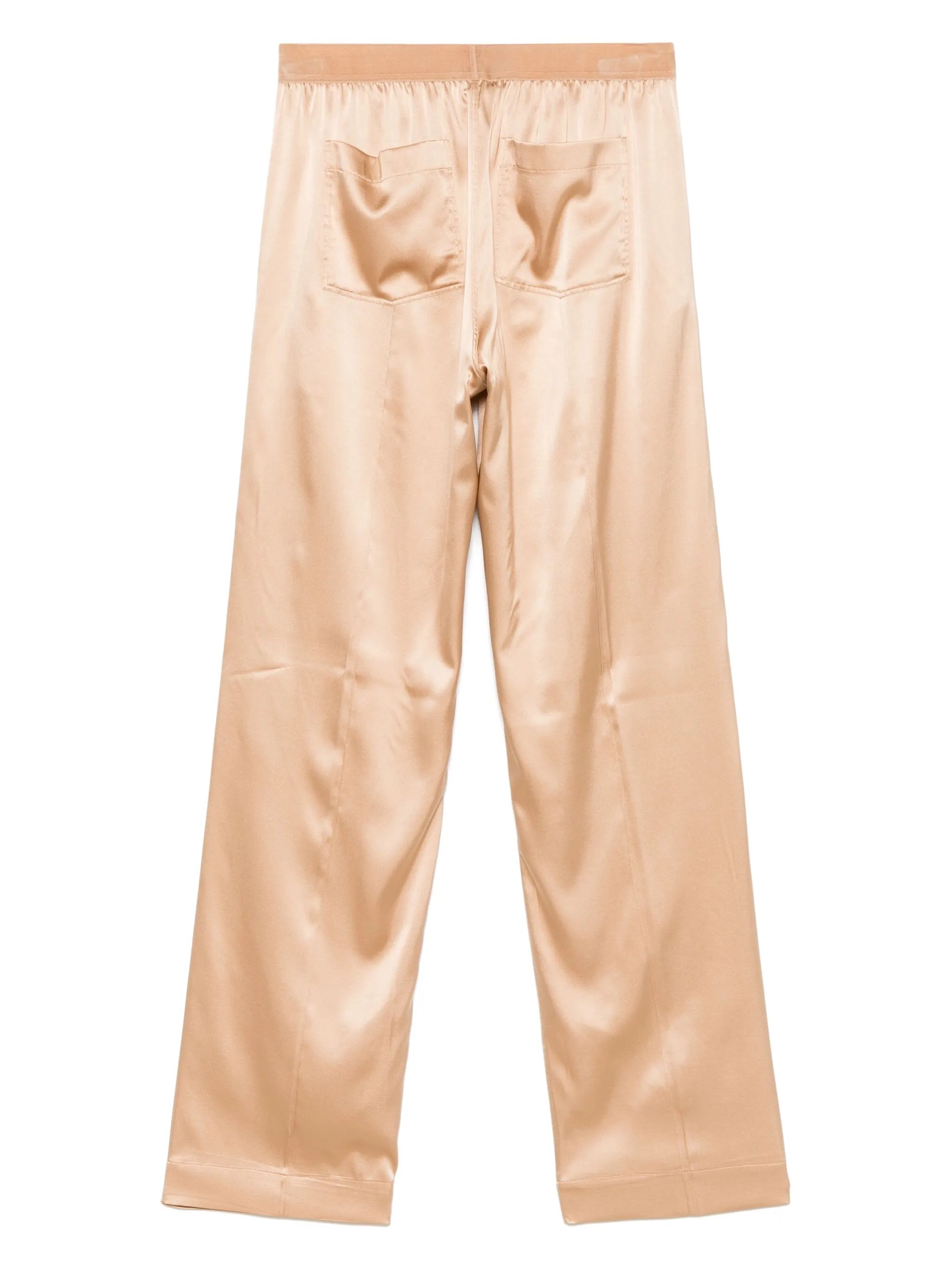 パンツ TOM FORD WOMEN Satin Pajama Bottoms Light Beige TOM FORD WOMEN Satin Pajama Bottoms Light Beige