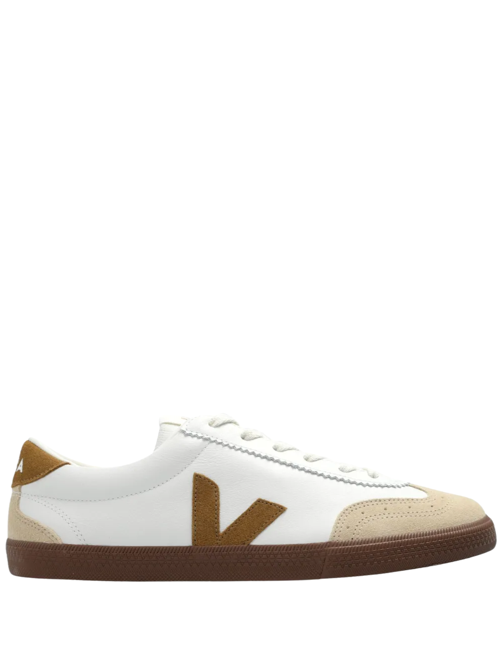 volley leather white tent bark VEJA WOMEN Volley O.T. Leather Sneakers White Tent Bark –  MAISONDEFASHION.COM