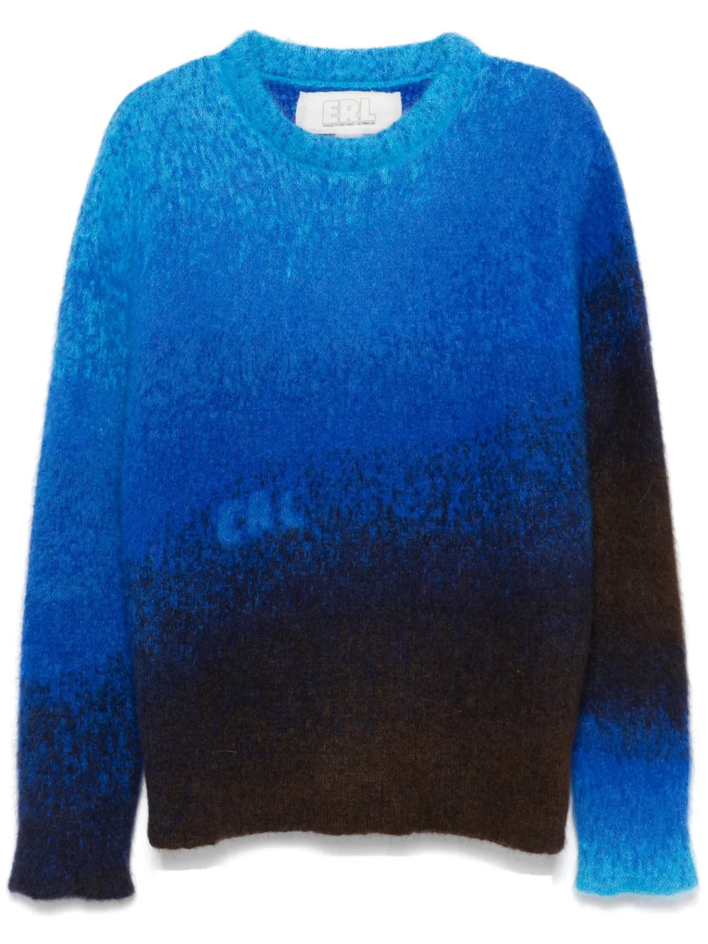 ERL Gradient Knit Sweater Blue - MAISONDEFASHION.COM