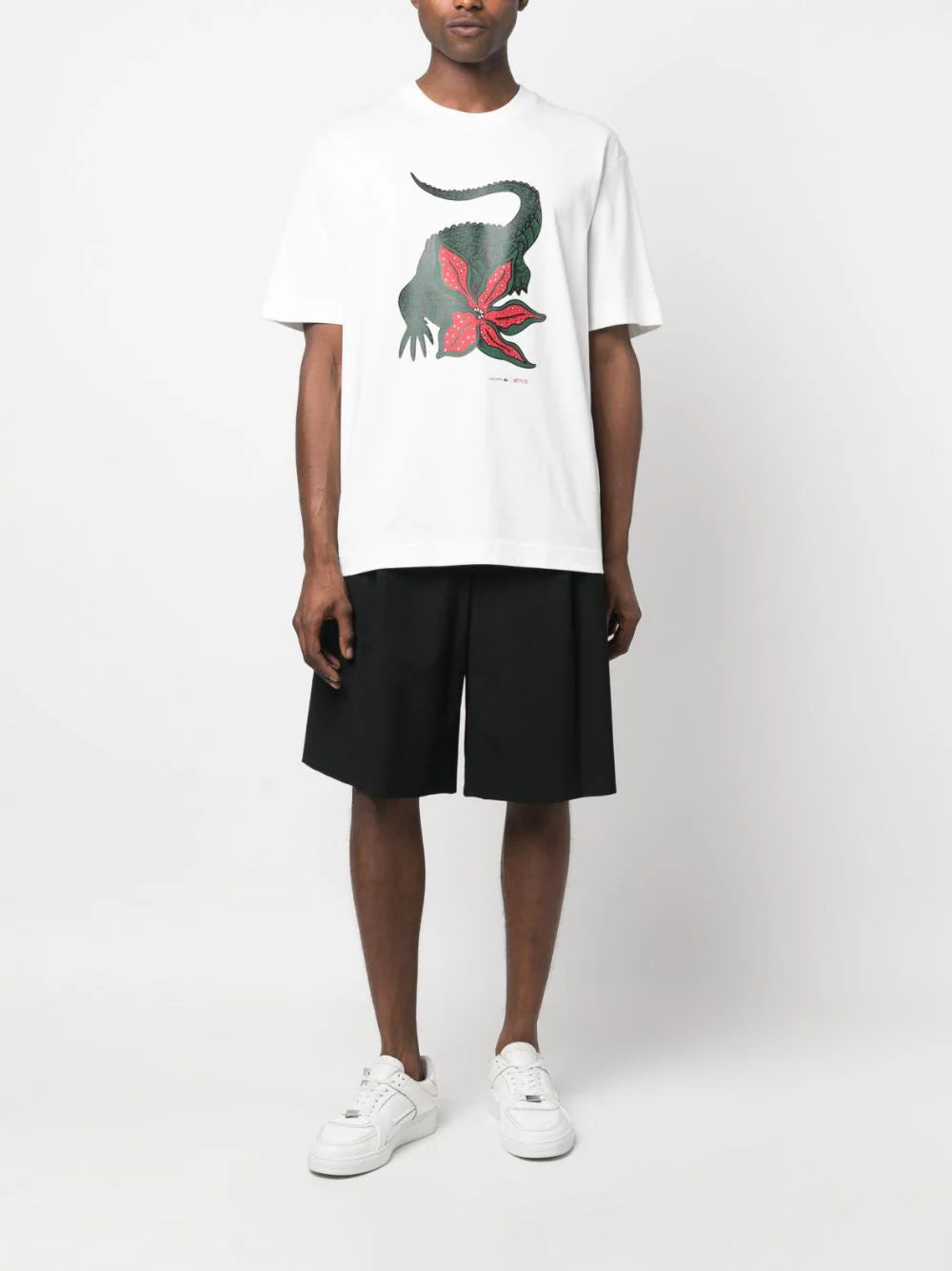LACOSTE x Stranger Things T-Shirt Flour – MAISONDEFASHION.COM