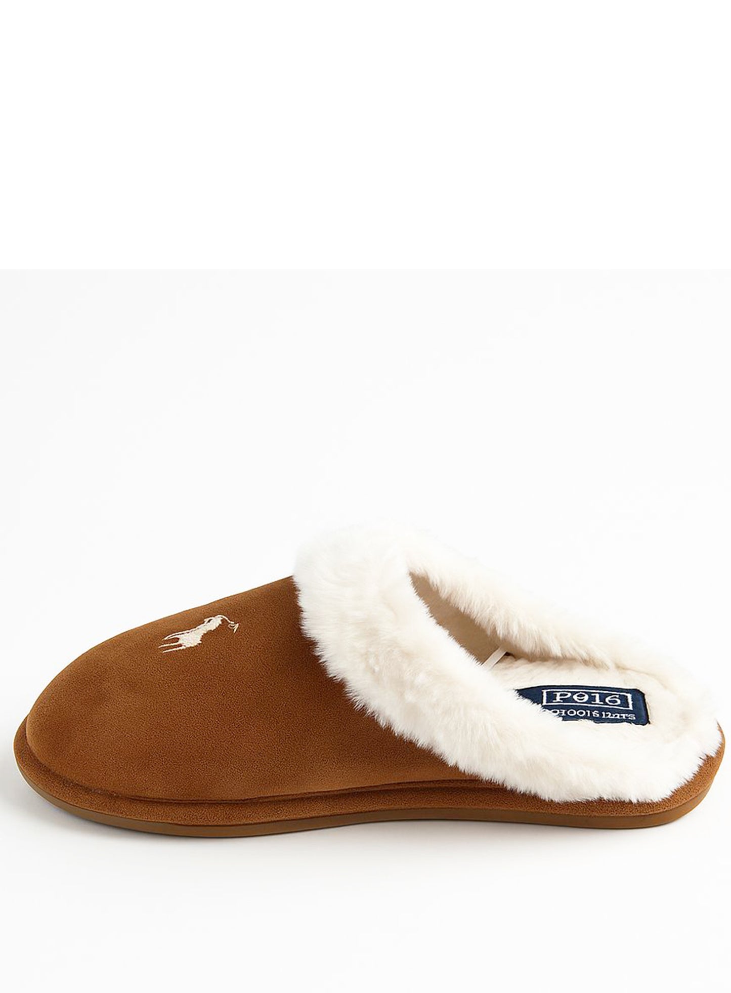 RALPH LAUREN WOMEN Kayleigh Knit Scuff Slippers Brown - MAISONDEFASHION.COM
