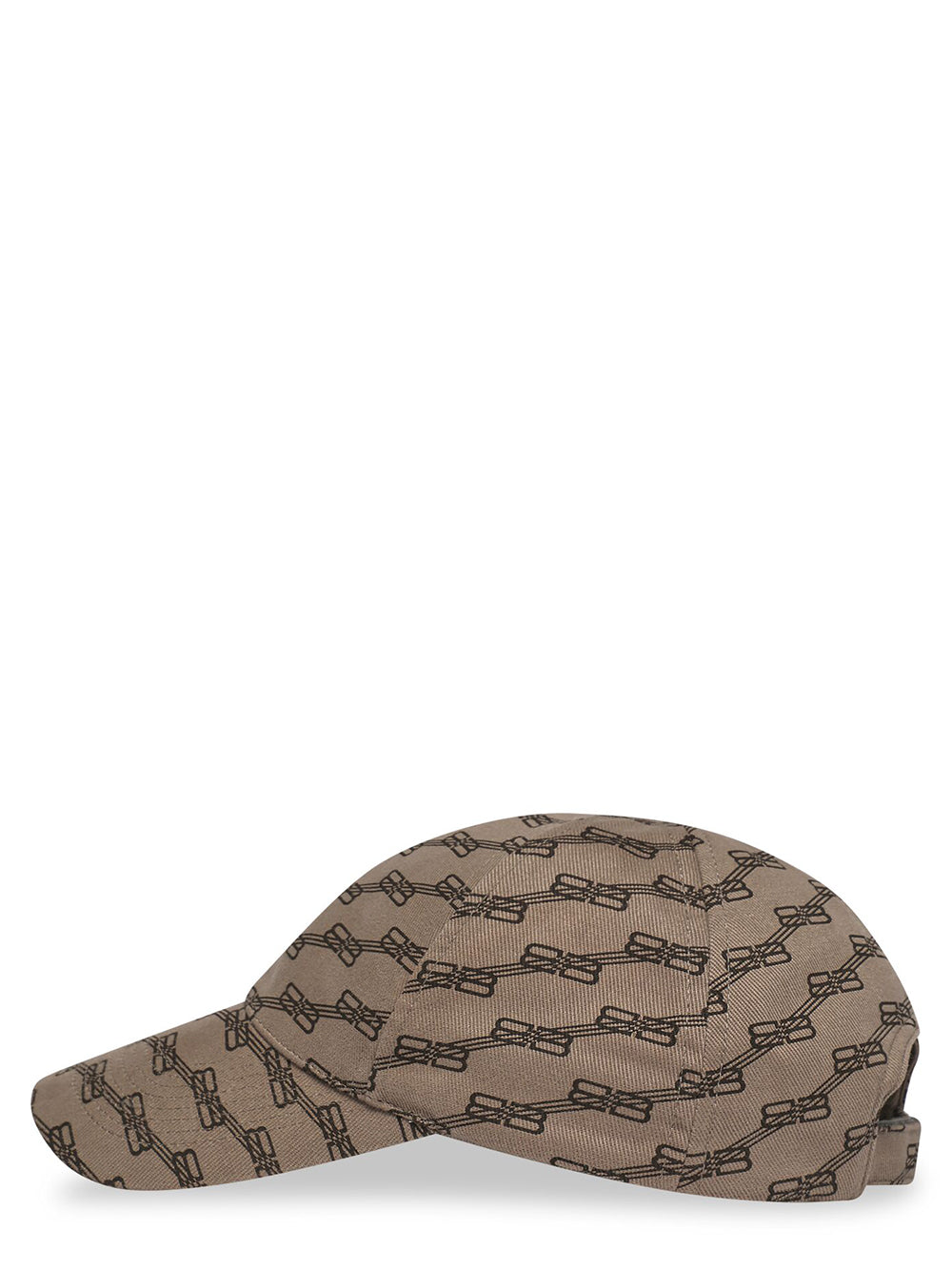 BALENCIAGA BB Monogram Logo Cap Beige – MAISONDEFASHION.COM display picture 3