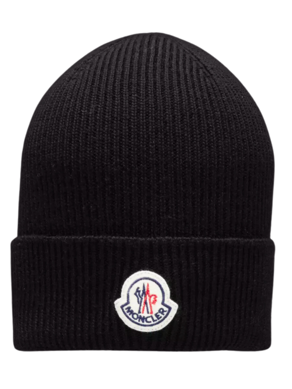 MONCLER ブラック ビーニー Black Wool Beanie - Hats & Beanies for Women | Moncler ES